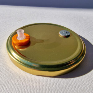 Nakrętka do słoika z płynną kulturą FI82 NAKRĘTKA z filtrem fi82 nakrętka z portem, nakrętka z filtrem strzykawkowym